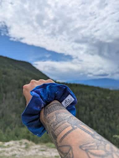 Milky Way - Maple Cotton Scrunchie