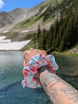 Squeeze The Day - Maple Cotton Scrunchie