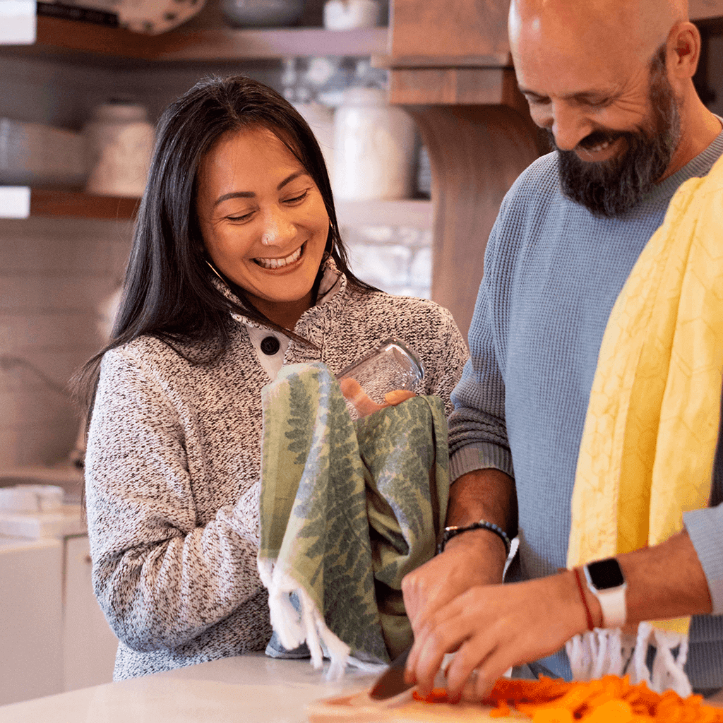 Turkish Towels Canada | Hand Towel | Yellow + Orange