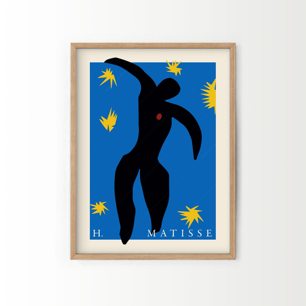 Henri Matisse Jazz Print Set of 2 – Icarus Blue Wall Art Poster