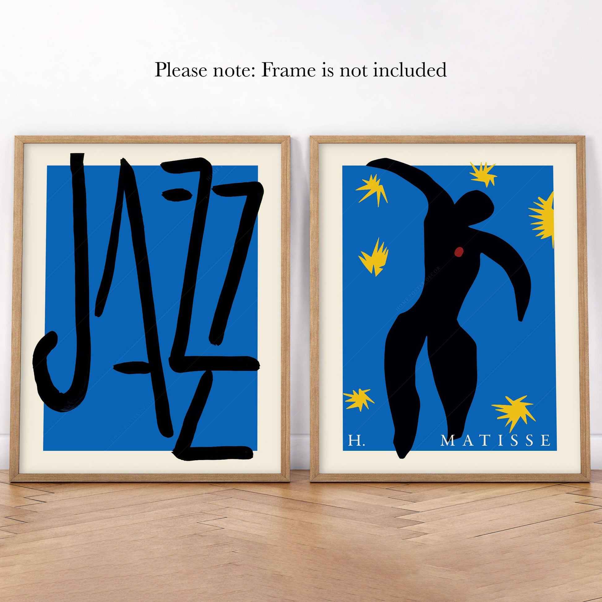 Henri Matisse Jazz Print Set of 2 – Icarus Blue Wall Art Poster