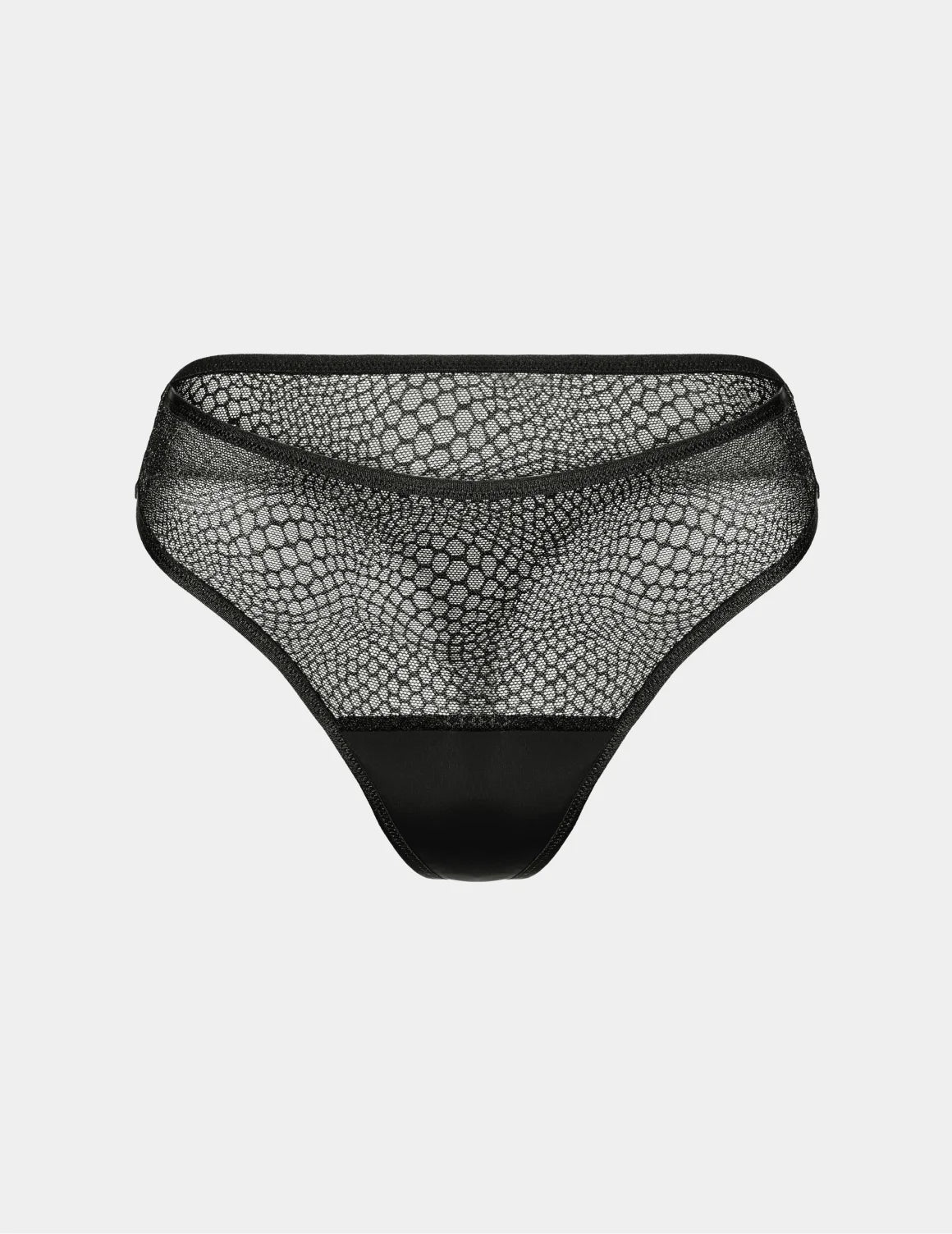 Light Leakproof Gossamer Lace Thong