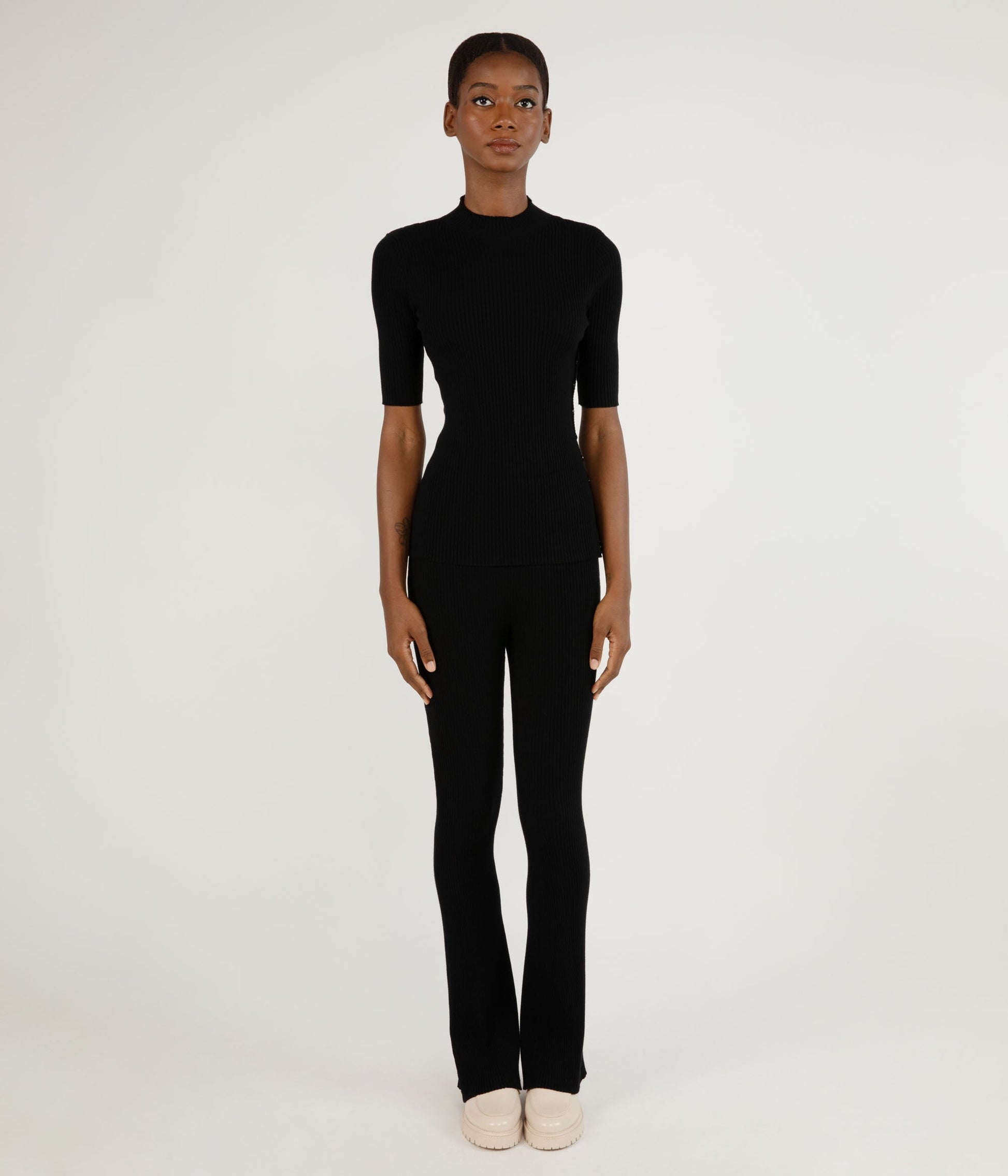 COLETTE Women's Bamboo Ribbed Pants