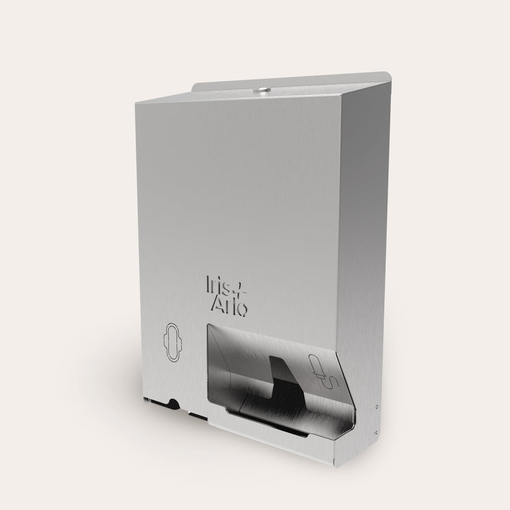 Wall-Mounted Steel Dispenser - Daily Pads & Tampons