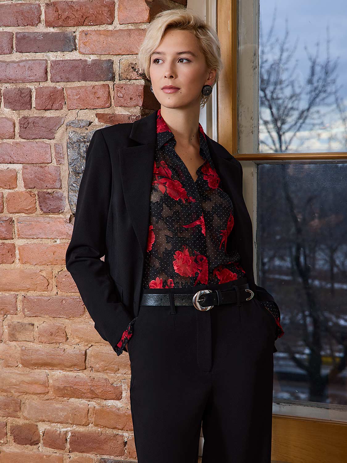 Blazer à 2 boutons