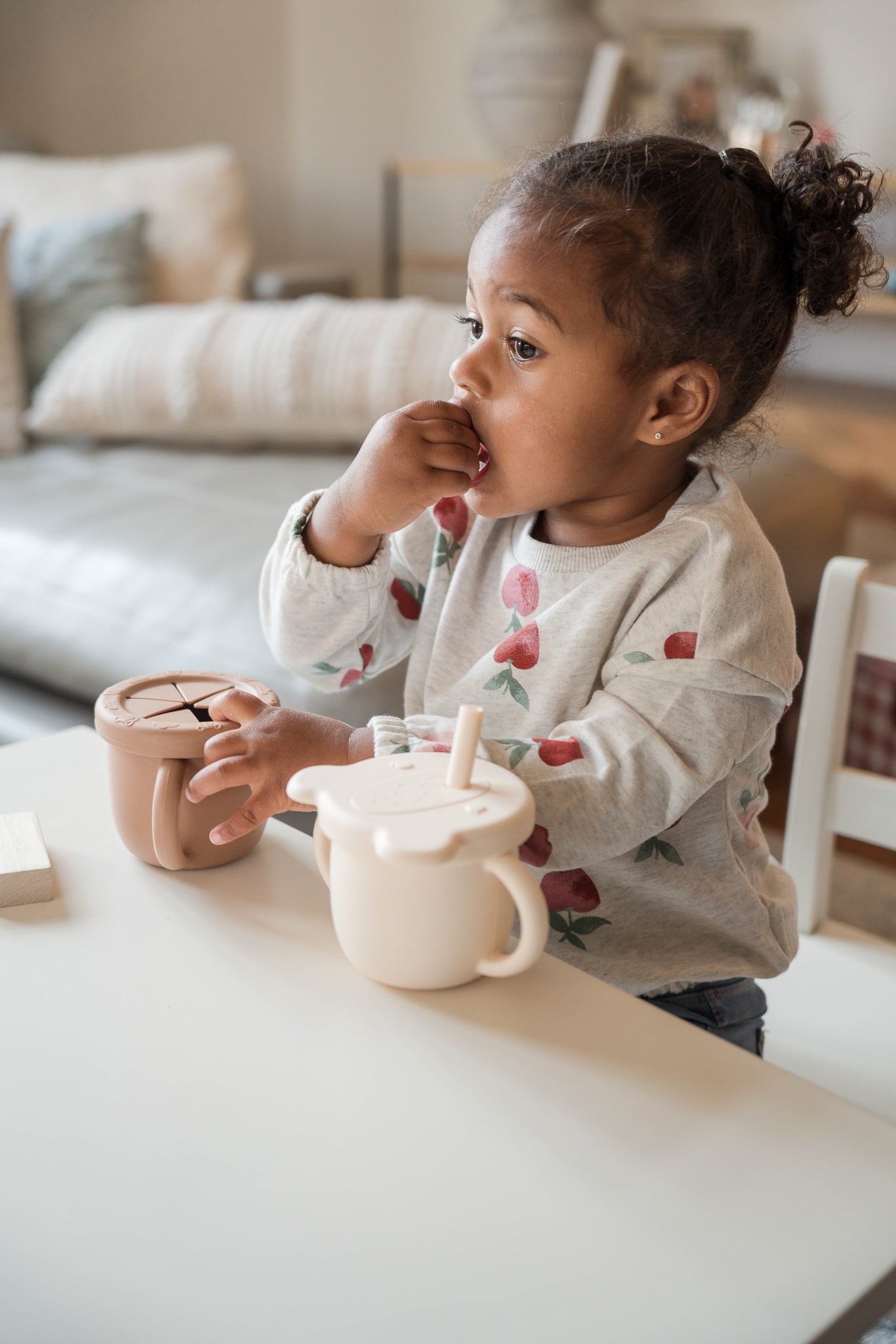 2-in-1 Learning Cup for Snacks and Liquids