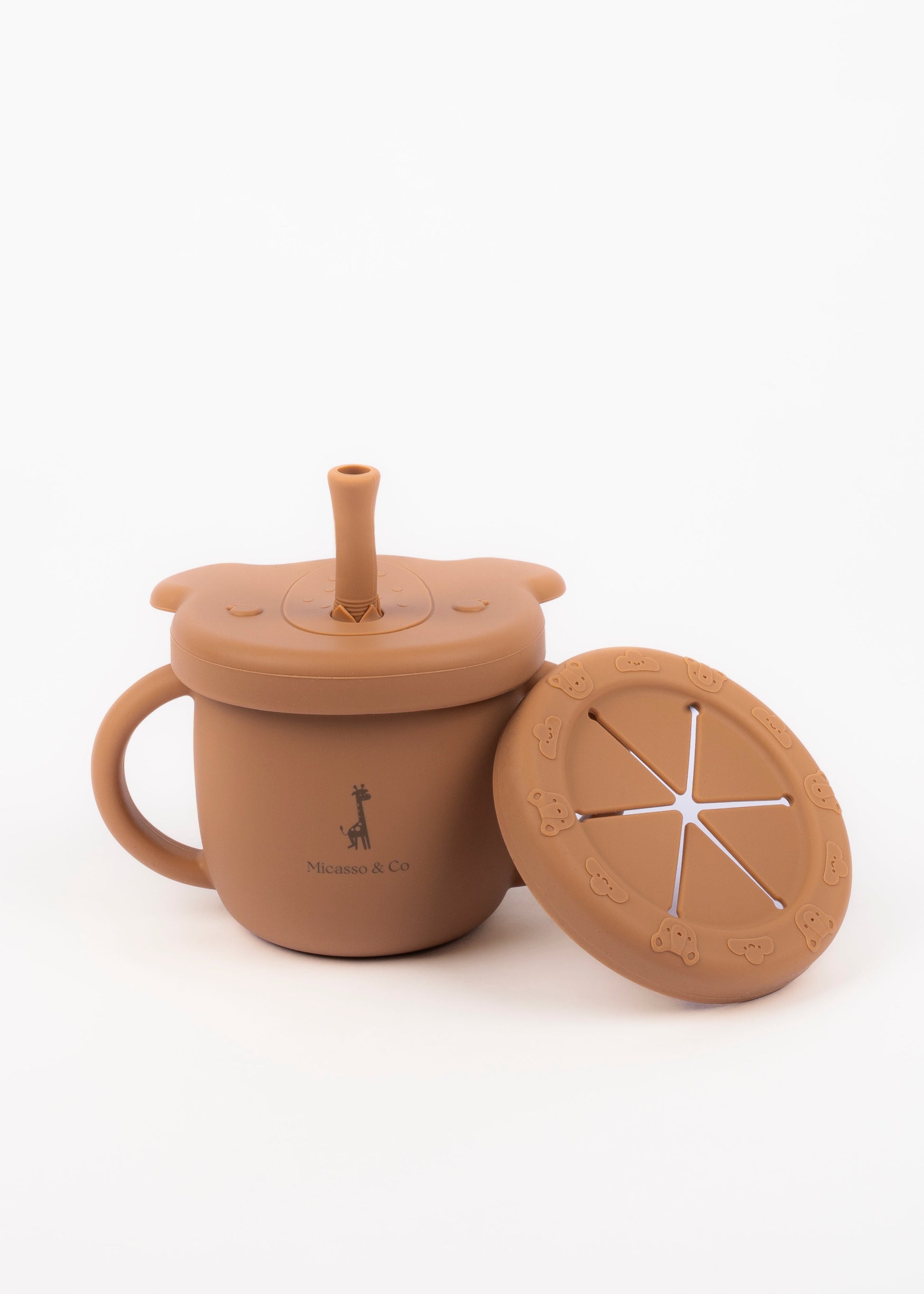2-in-1 Learning Cup for Snacks and Liquids
