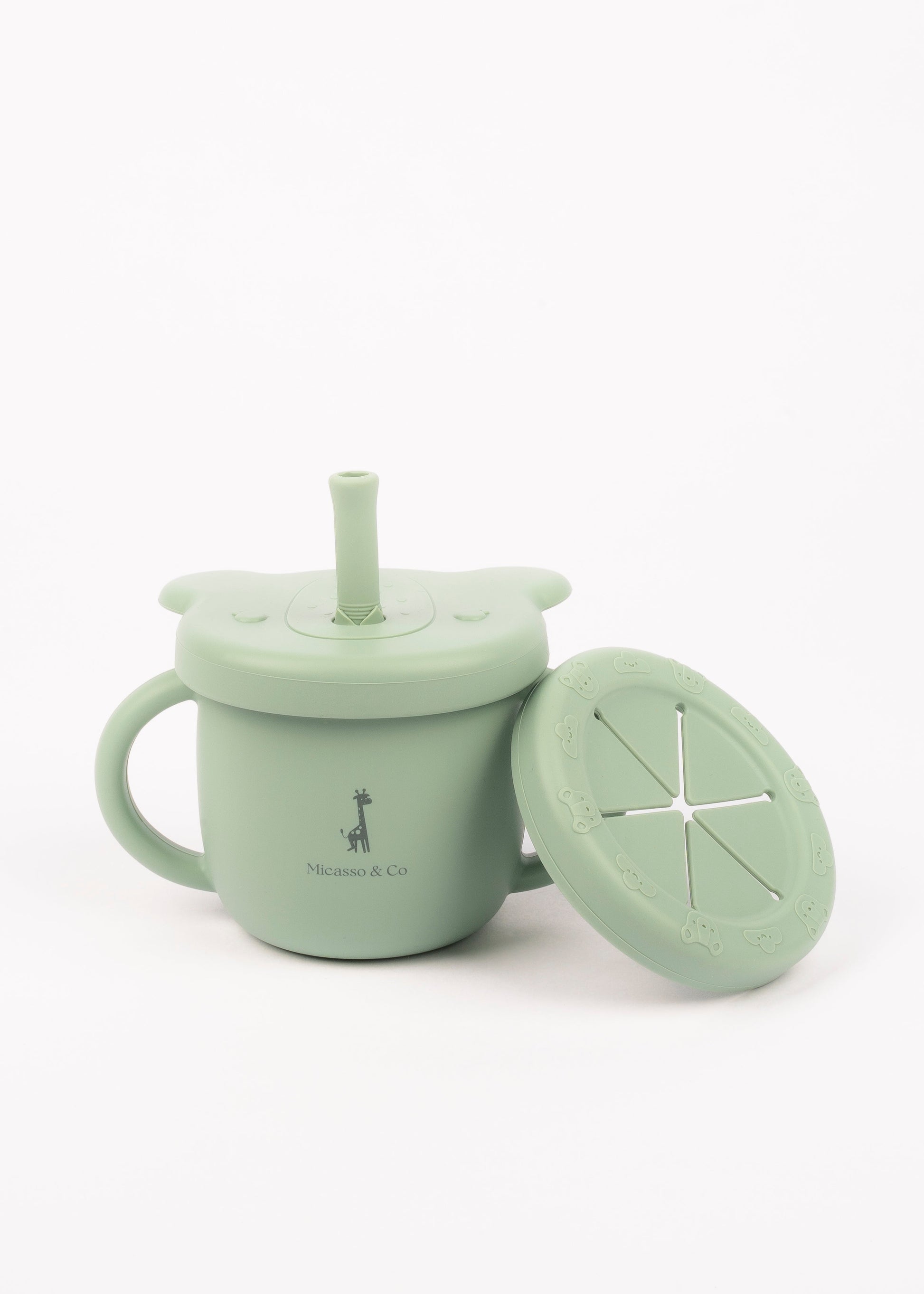 2-in-1 Learning Cup for Snacks and Liquids