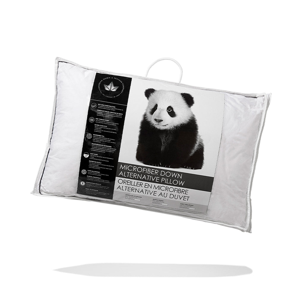 Oreiller en microfibre imitation duvet