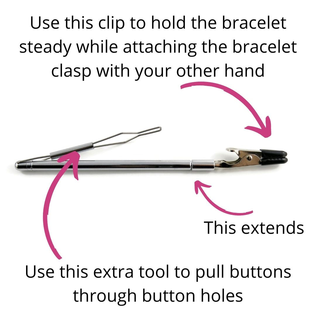 Bracelet Helper • Outil facile pour vous aider à enfiler des bracelets par vous-même