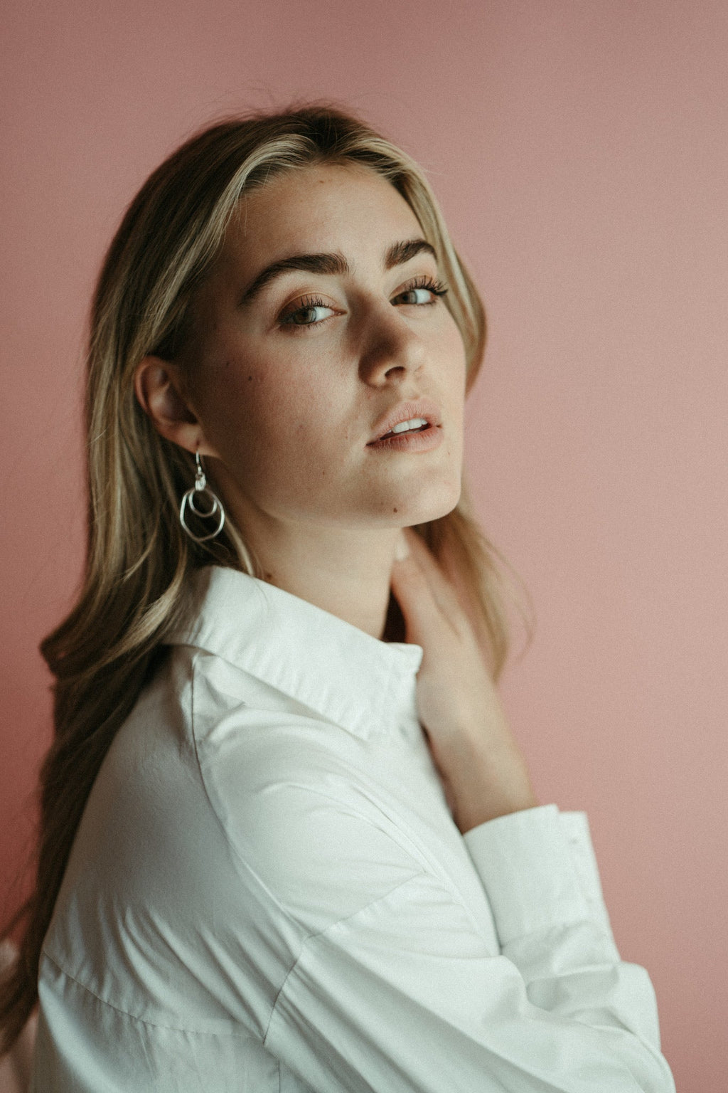 Boucles d'oreilles Coast Duo • Pendants en argent sterling texturés à effet martelé