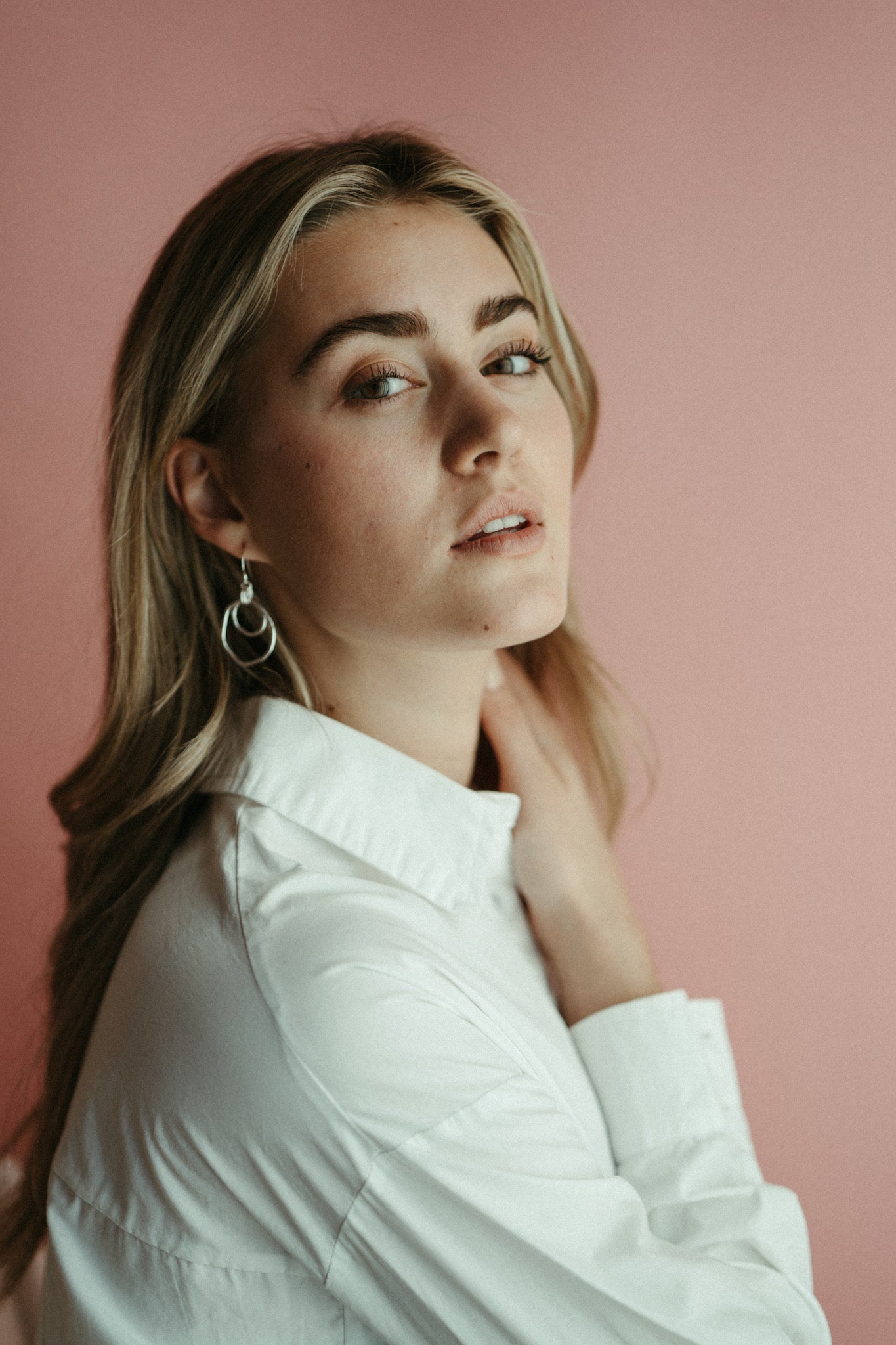 Boucles d'oreilles Coast Duo • Pendants en argent sterling texturés à effet martelé