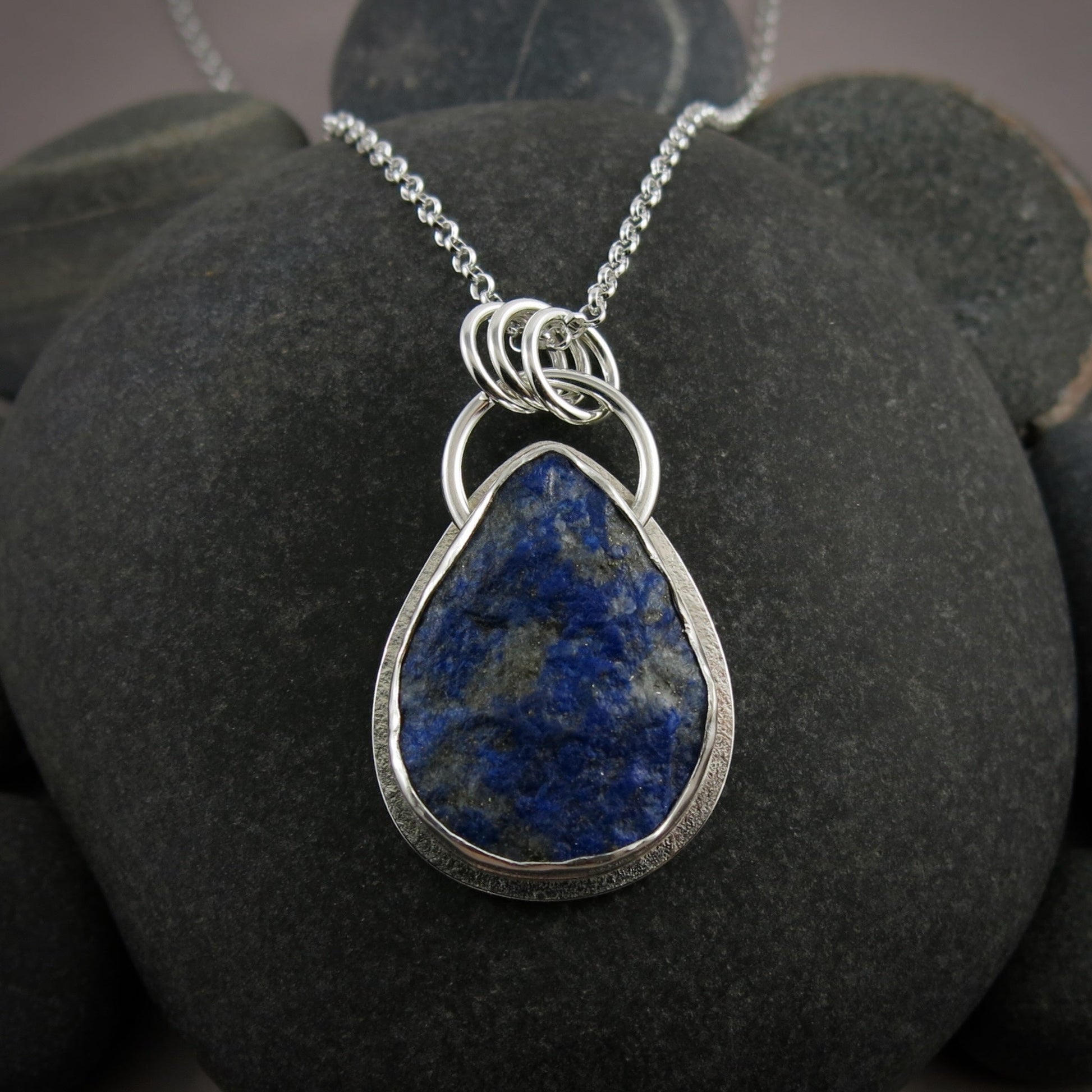 Raw Lapis Lazuli Pendant  • Wild Earth Collection