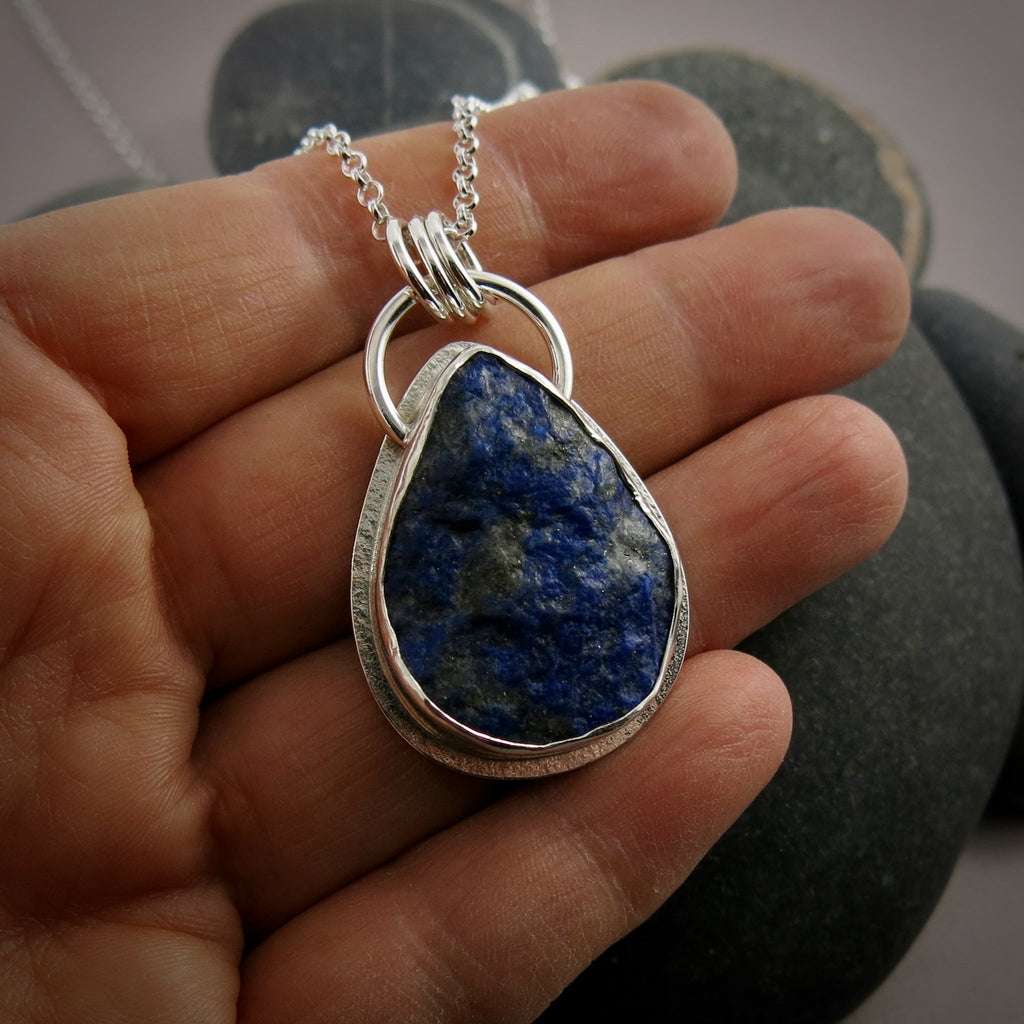 Raw Lapis Lazuli Pendant  • Wild Earth Collection