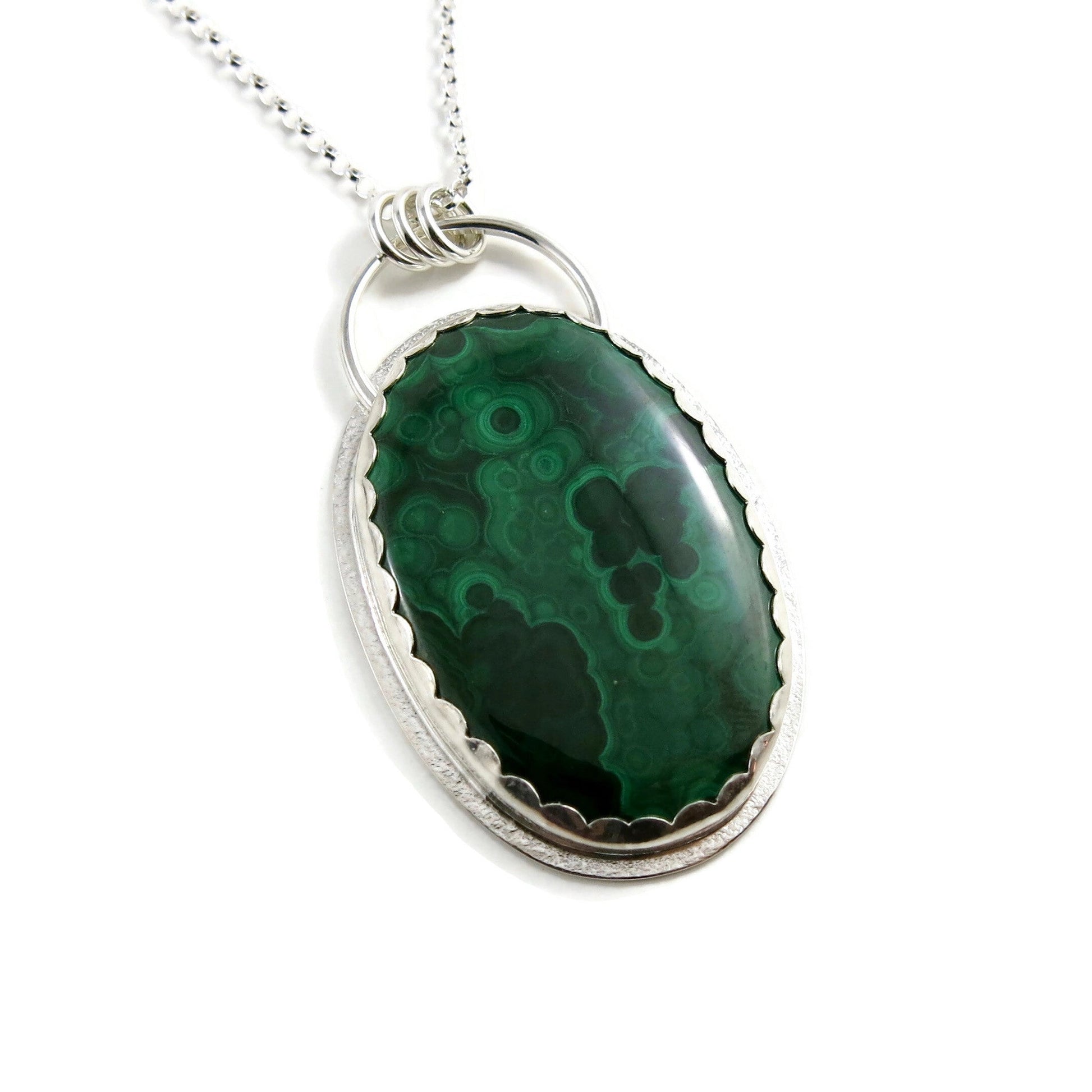 Collier en malachite • Argent sterling • Collection Scenic Wonders