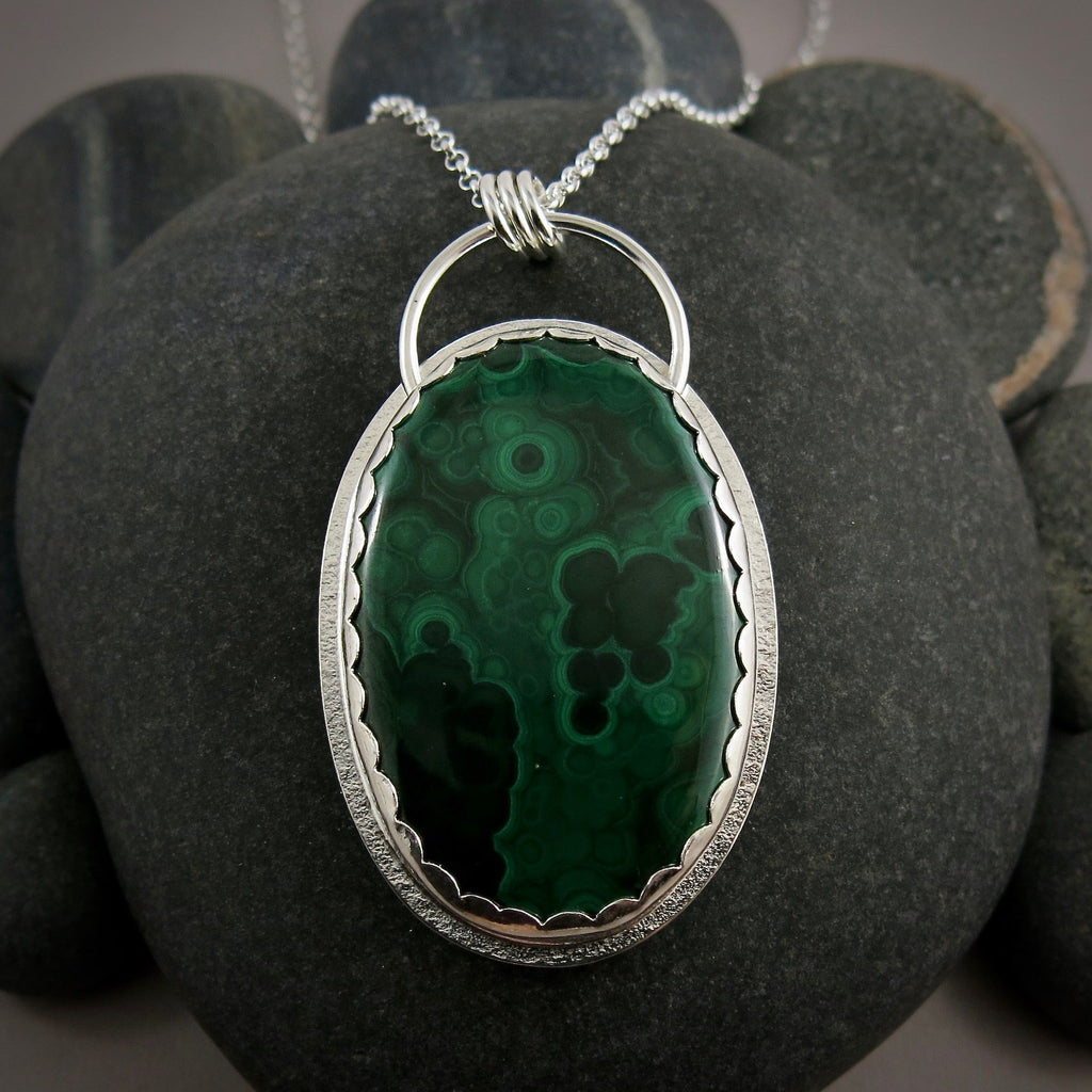 Collier en malachite • Argent sterling • Collection Scenic Wonders