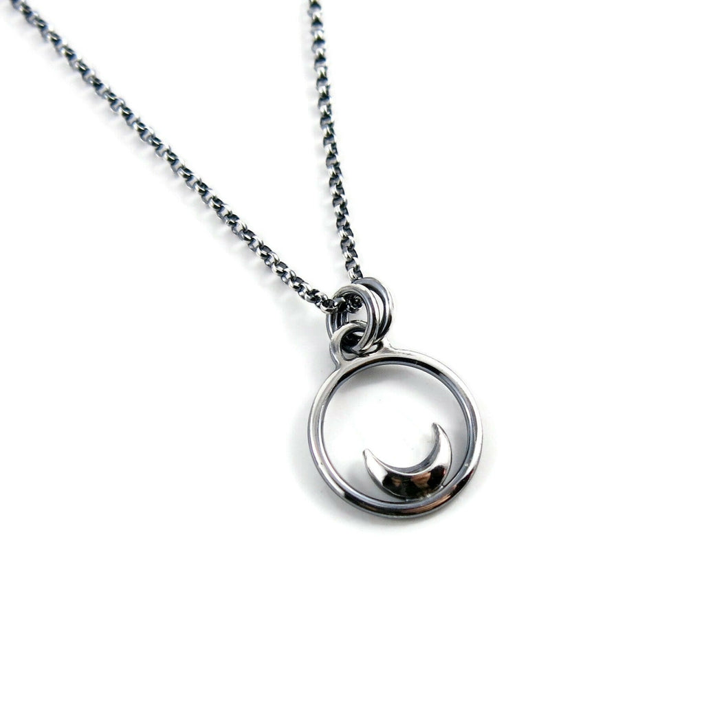 Collier Mini Dream • Collier Croissant de Lune en Argent 