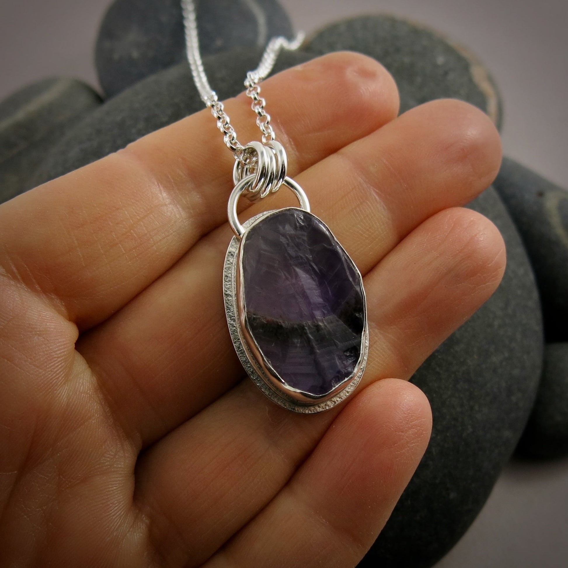 Raw Amethyst Pendant • Wild Earth Collection