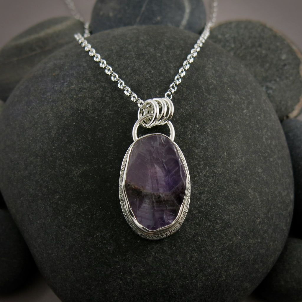 Raw Amethyst Pendant • Wild Earth Collection