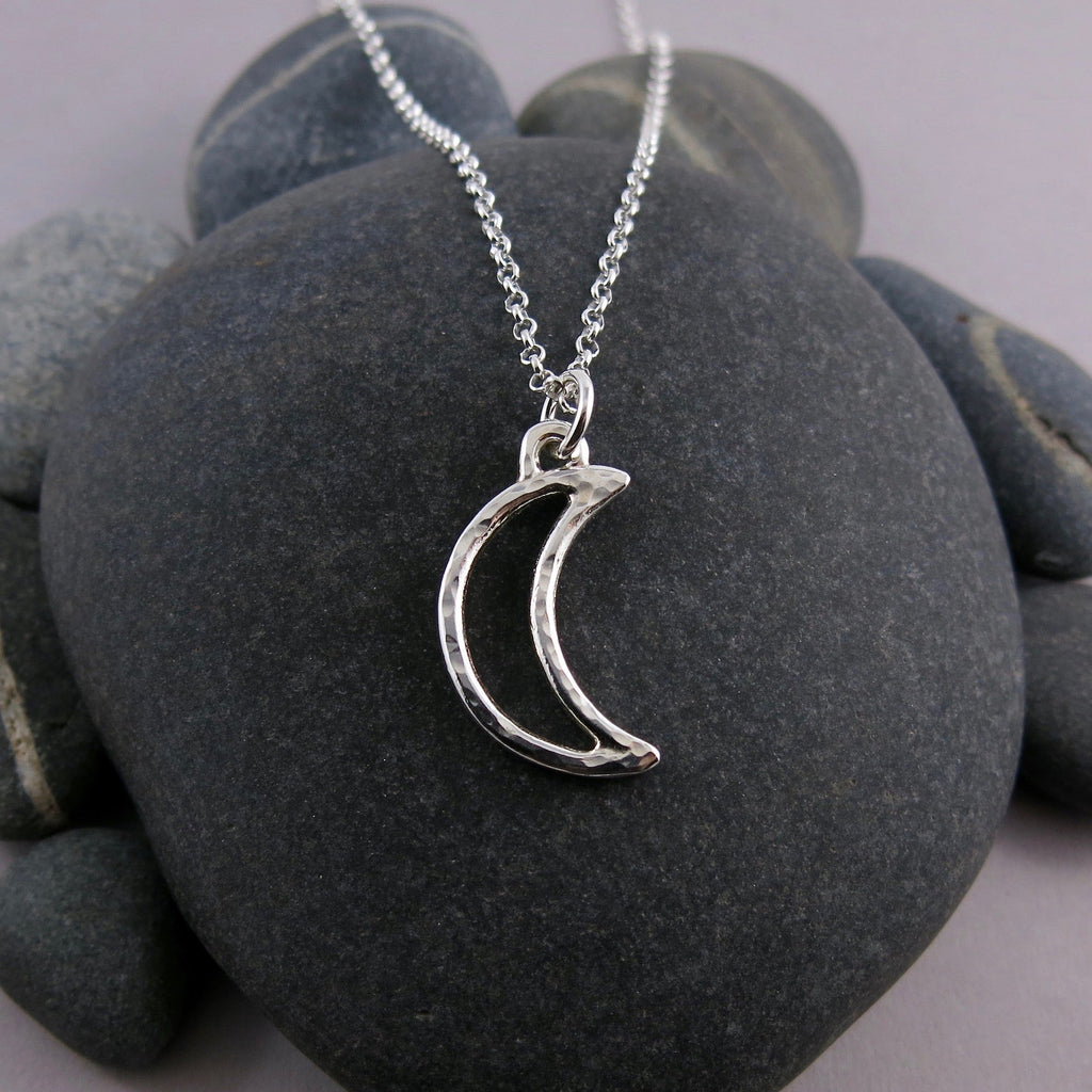 Collier croissant de lune • Argent sterling 