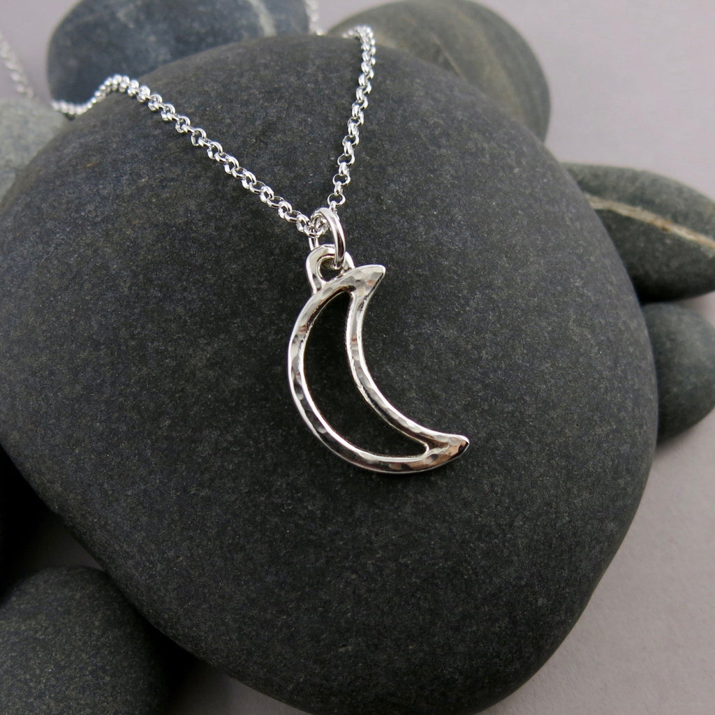Collier croissant de lune • Argent sterling 