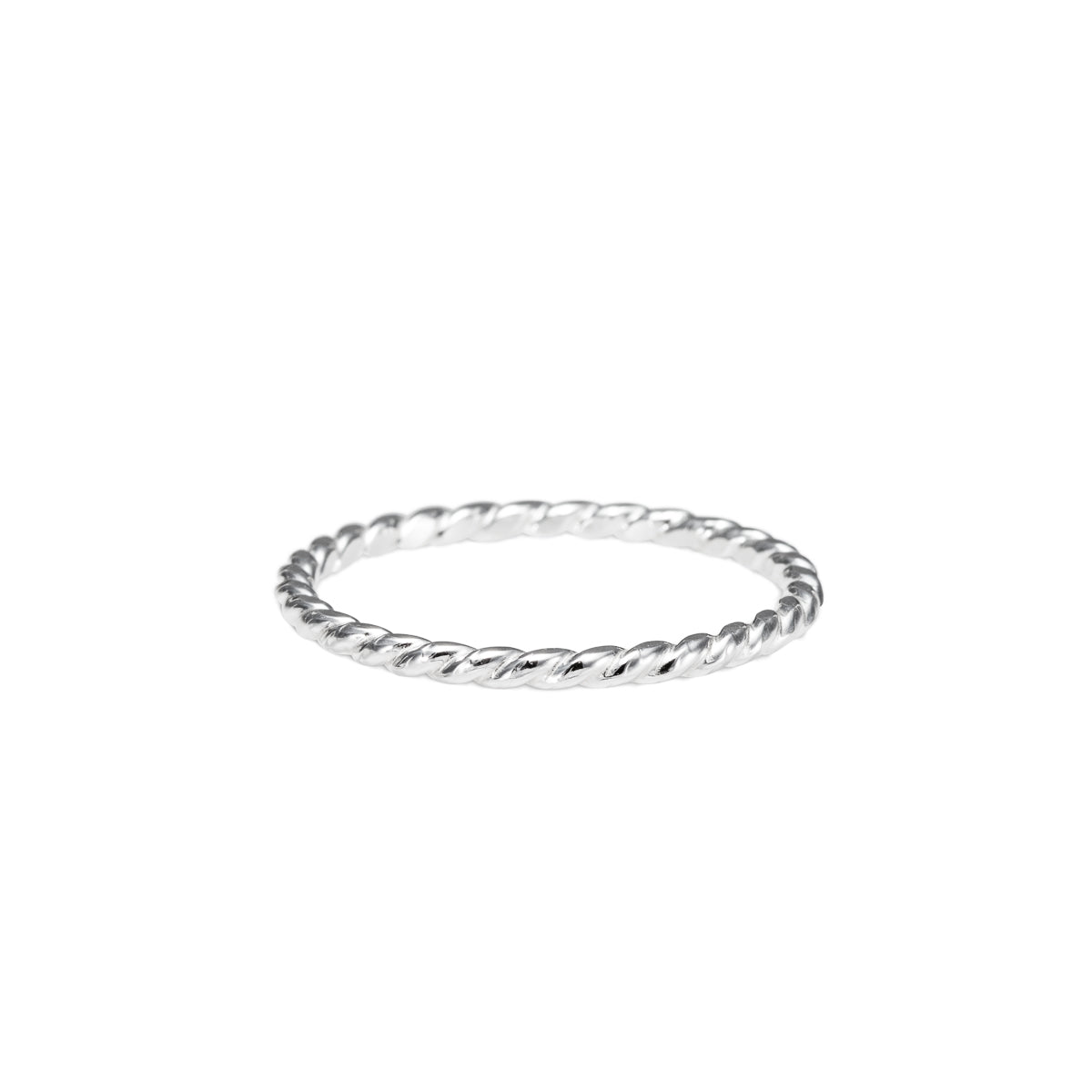 Twisted Stacking Ring • Sterling Silver
