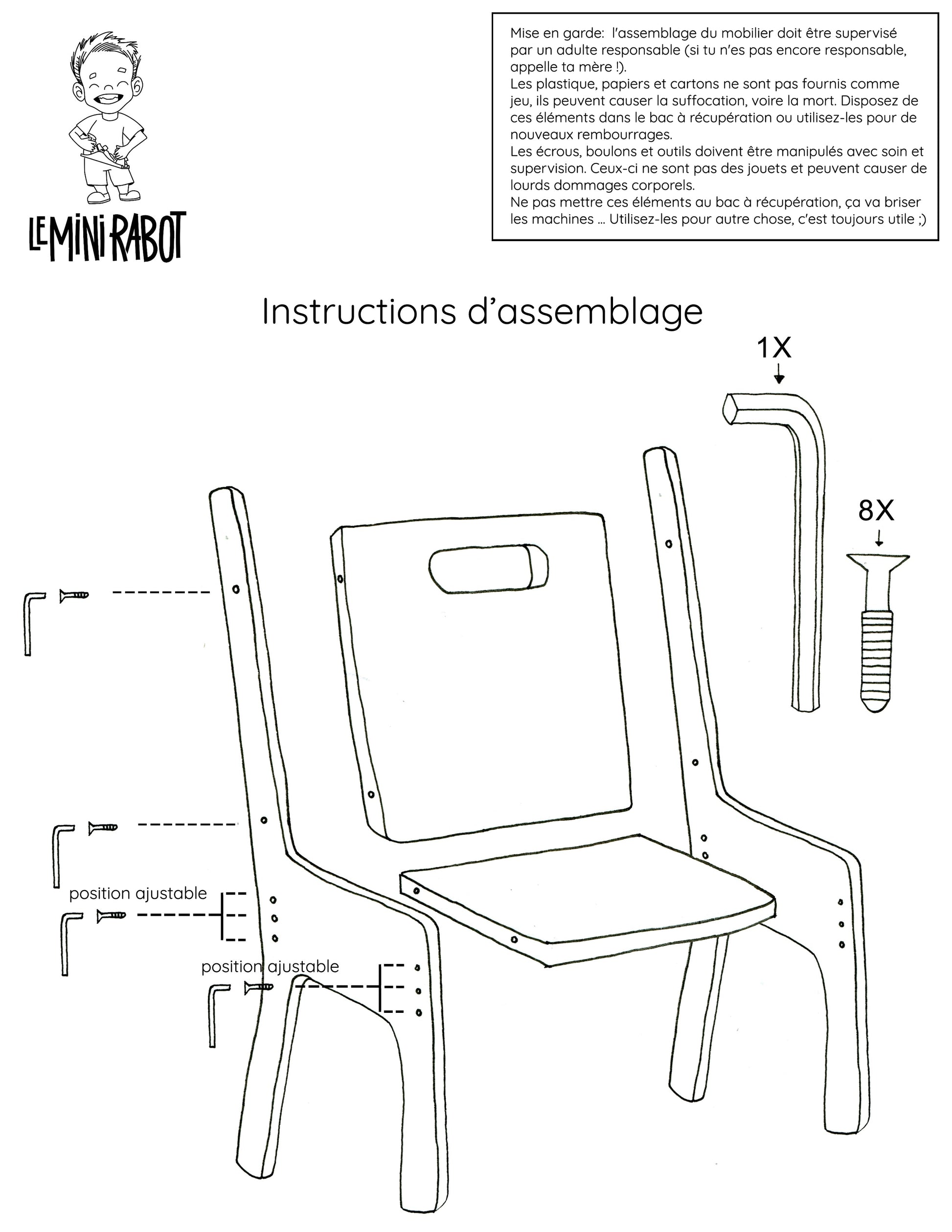 Expandable Wooden Table and Chairs Set for Kids - Le Mini Curieux