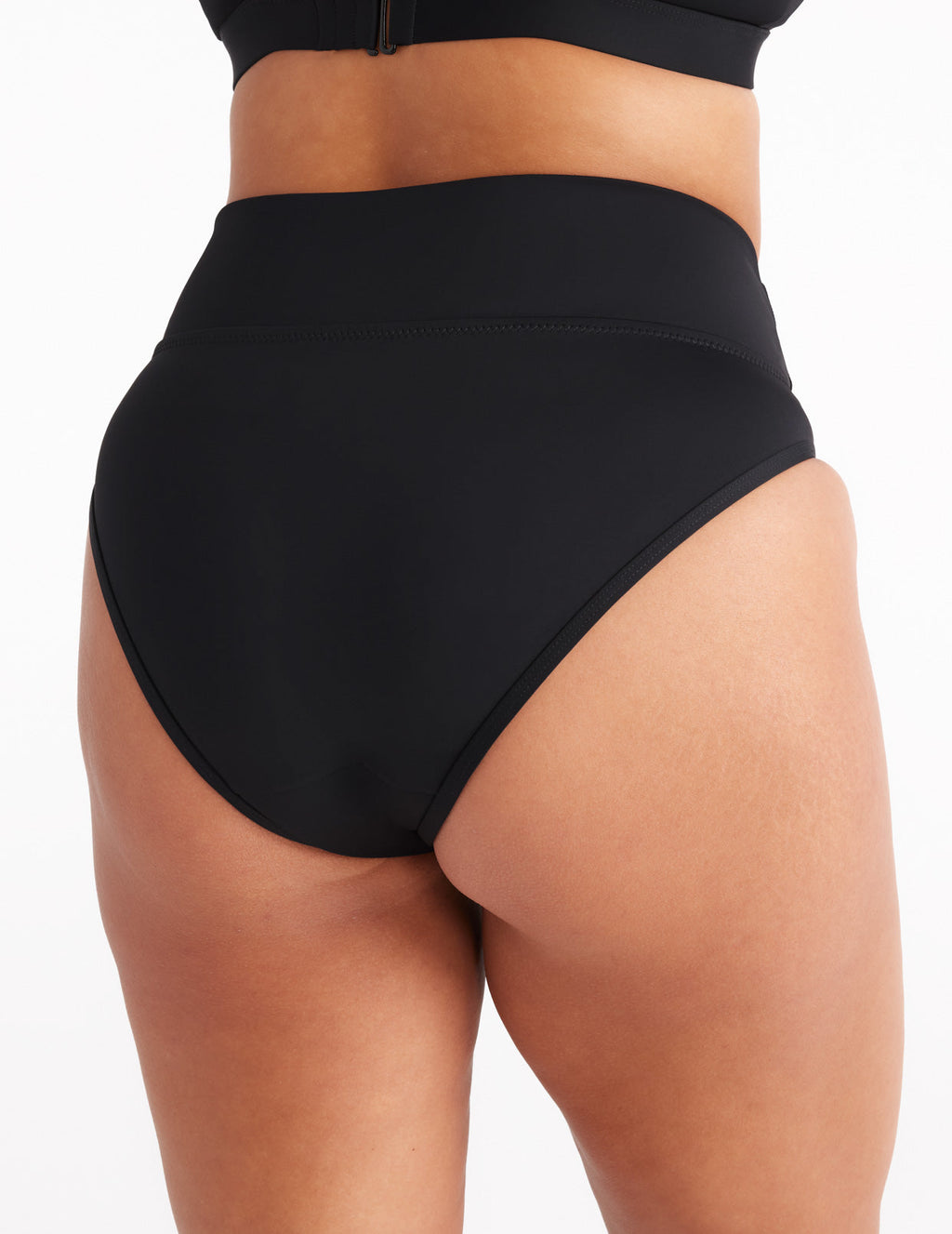 Bas de bain taille haute anti-fuites