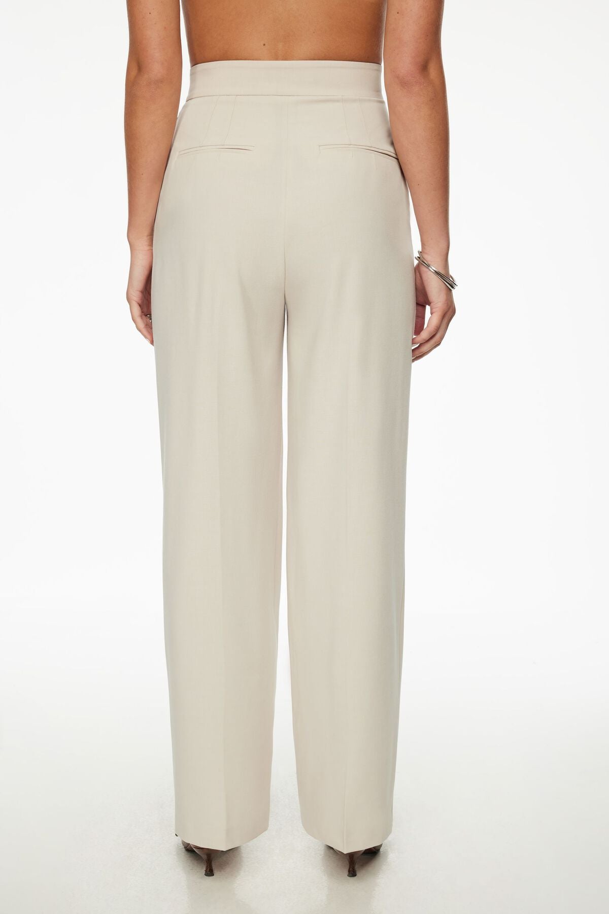 Pleated Wide Leg Pants