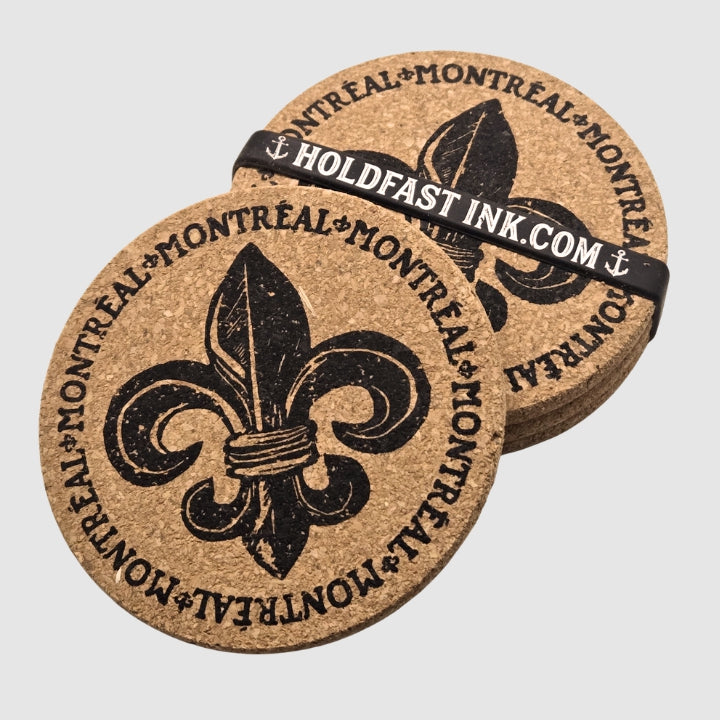 Montreal Fleur-de-lis Coasters