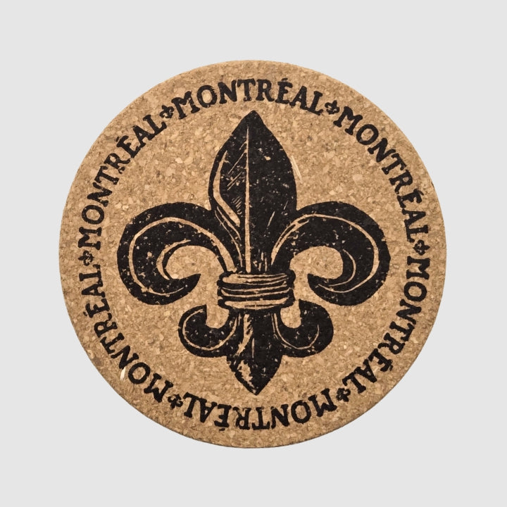 Montreal Fleur-de-lis Coasters