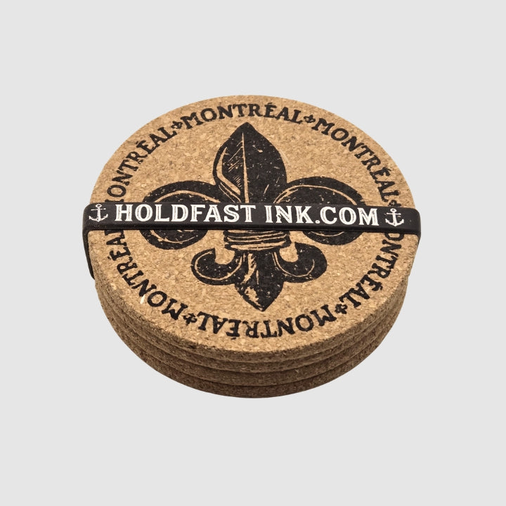 Montreal Fleur-de-lis Coasters