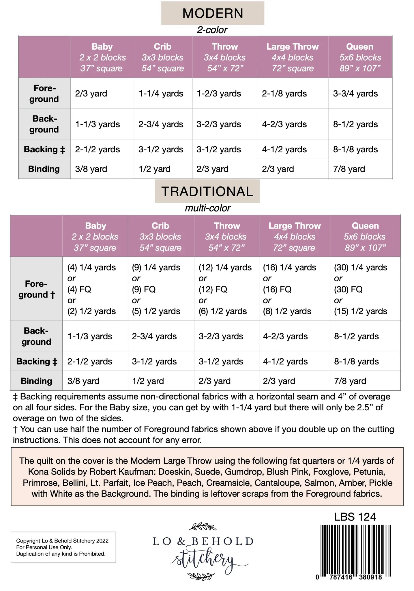 Mosaic Star Quilt PATTERN