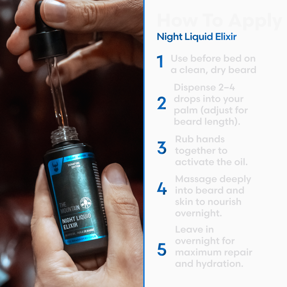 Night Liquid Beard Oil - Mountain