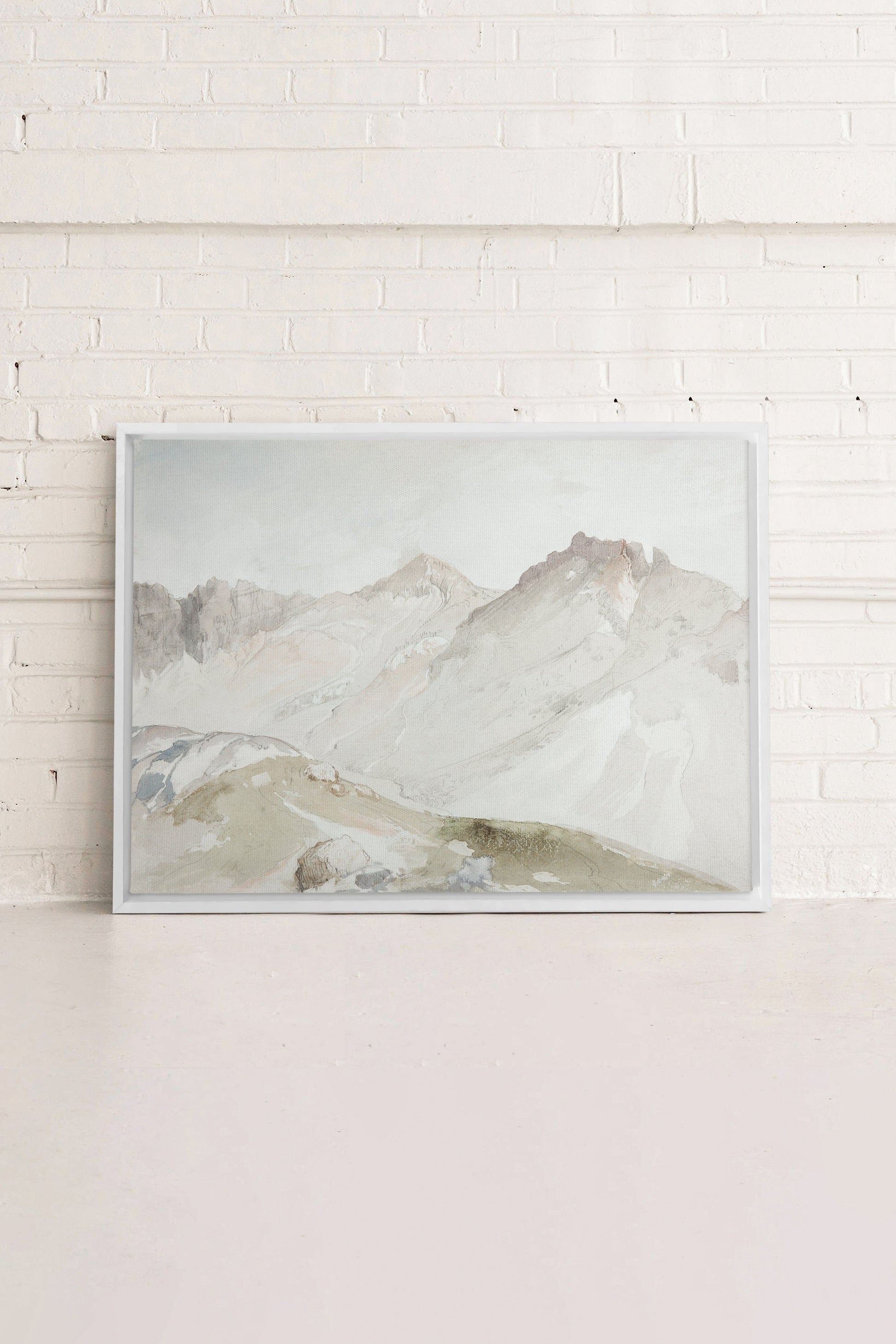 Mountain View, Stretched Canvas Artwork