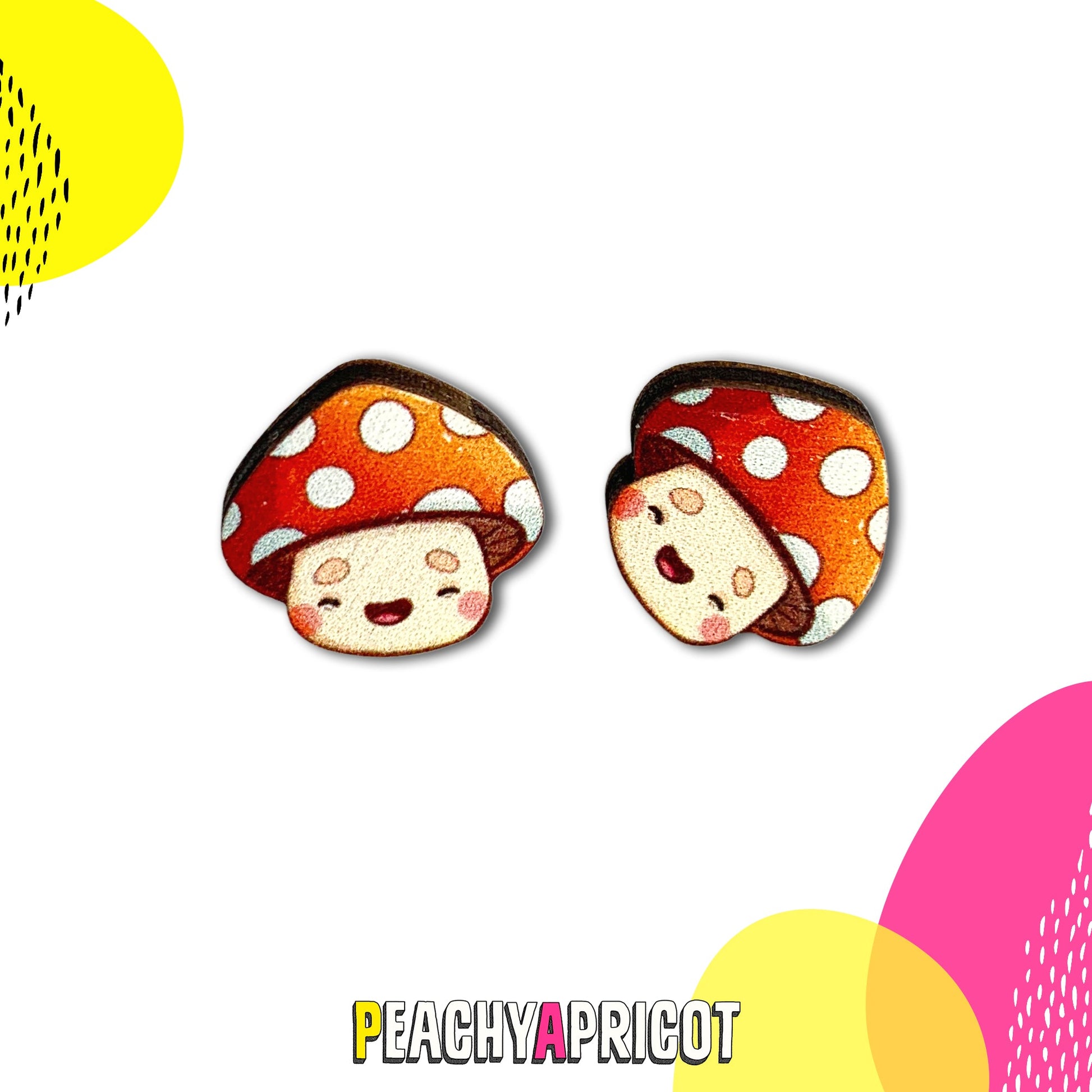 Cute Mushroom Earrings