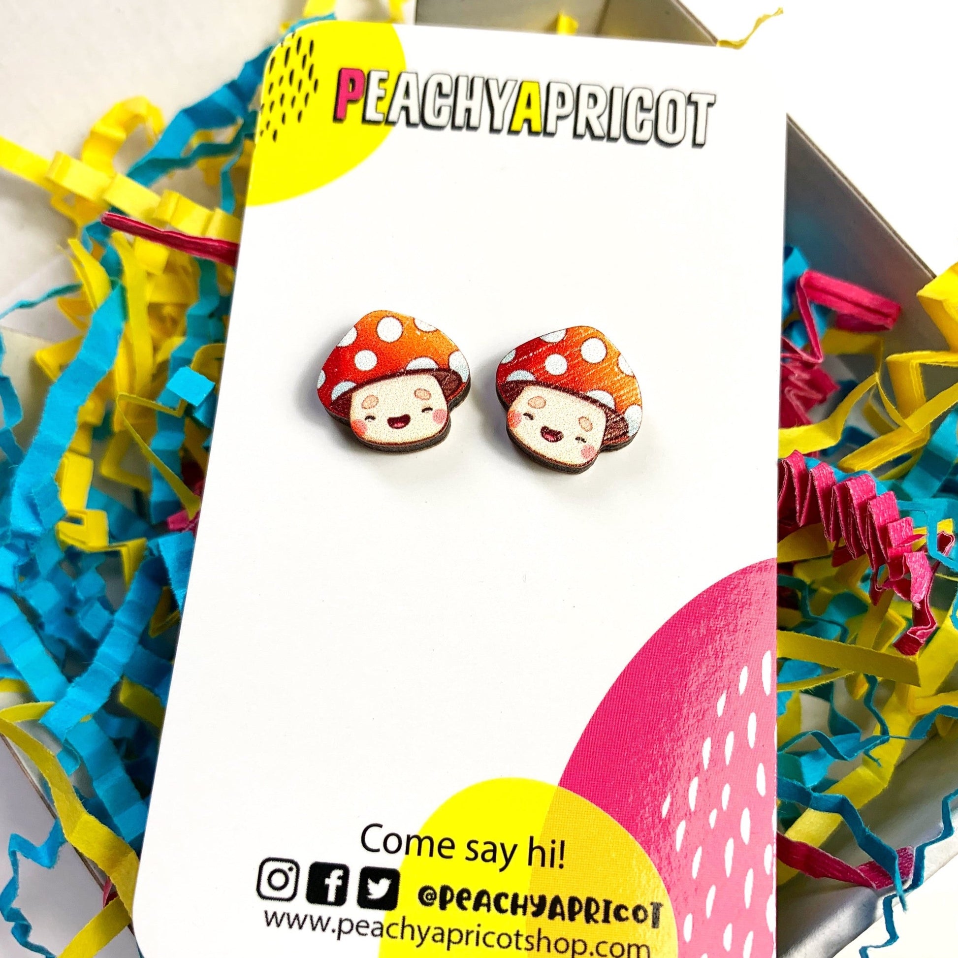 Cute Mushroom Earrings