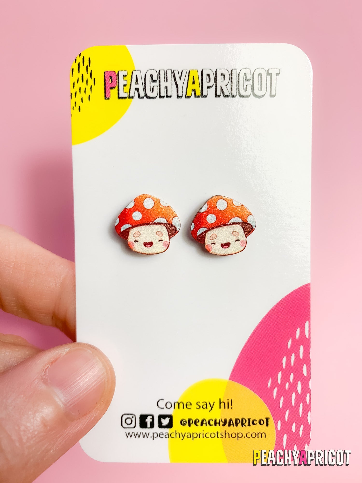 Cute Mushroom Earrings