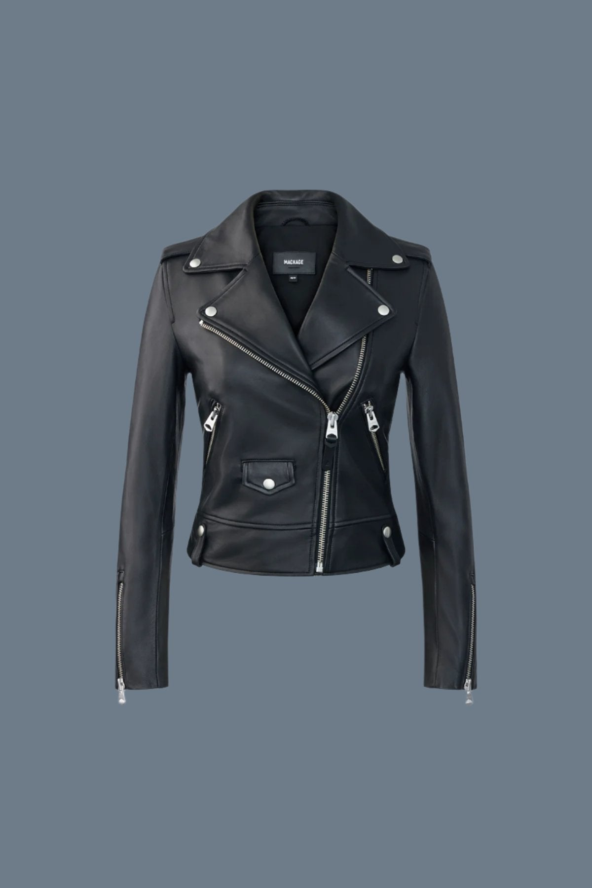 Veste de motard en cuir BAYA (R)
