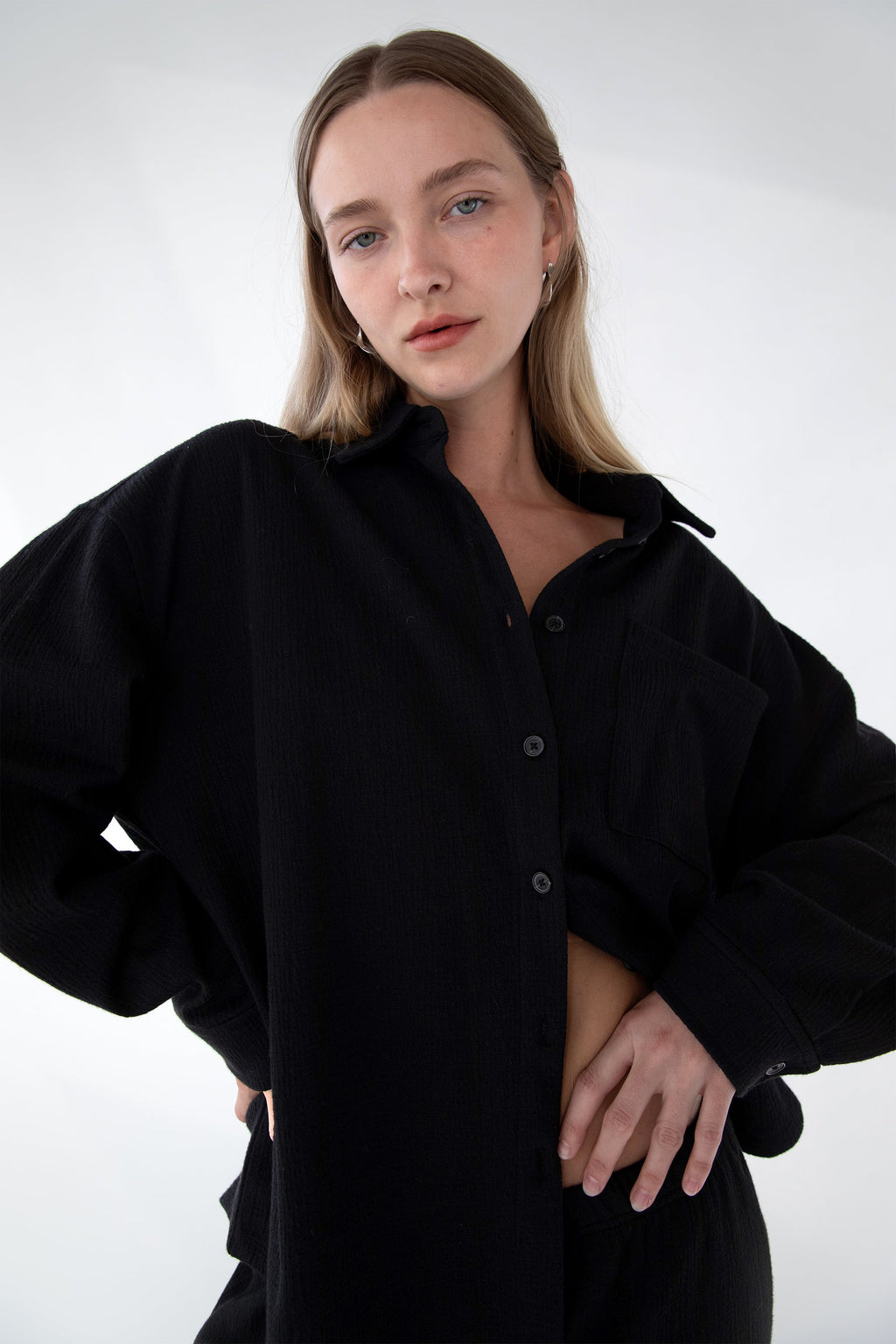 CHEMISE EN MAILLE SURDIMENSIONNÉE