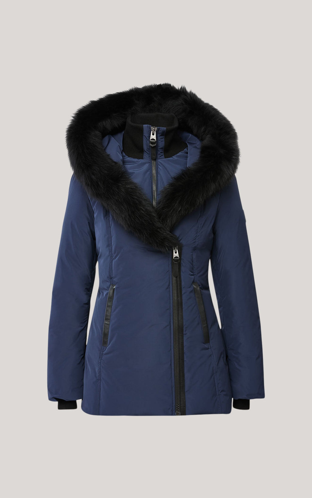 ADALI Down coat with sheepskin Signature Mackage Collar