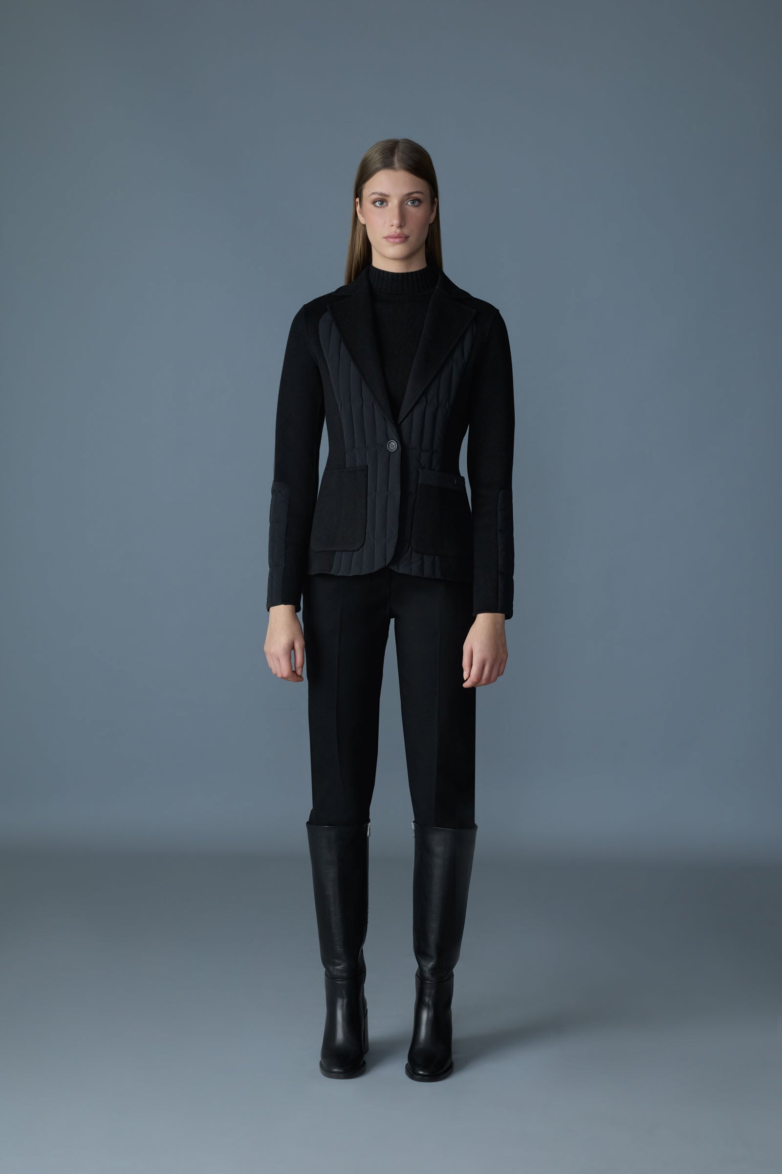 Veste sur mesure en laine durable LEILANI