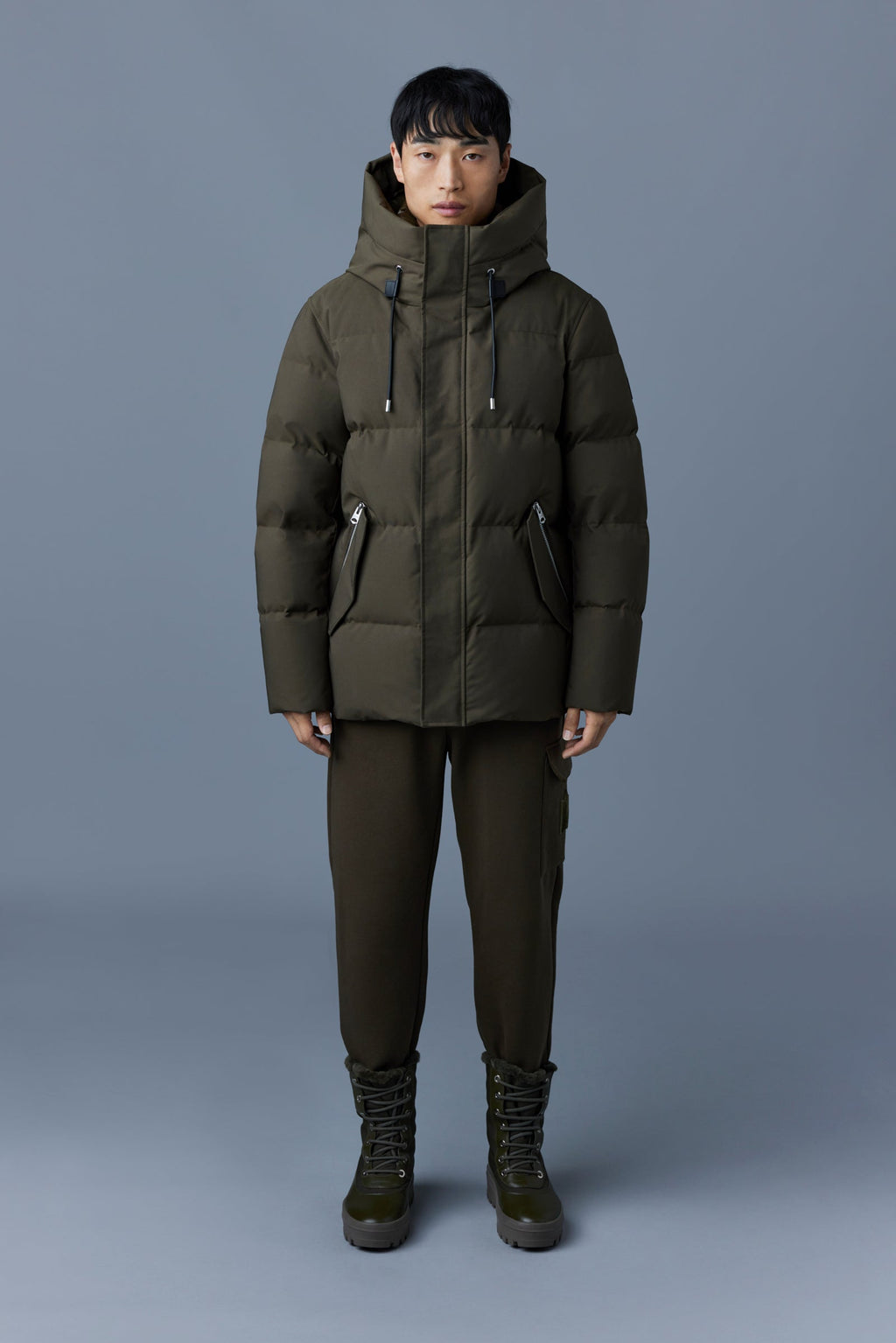 GRAYDON 2-in-1 lustrous light down jacket