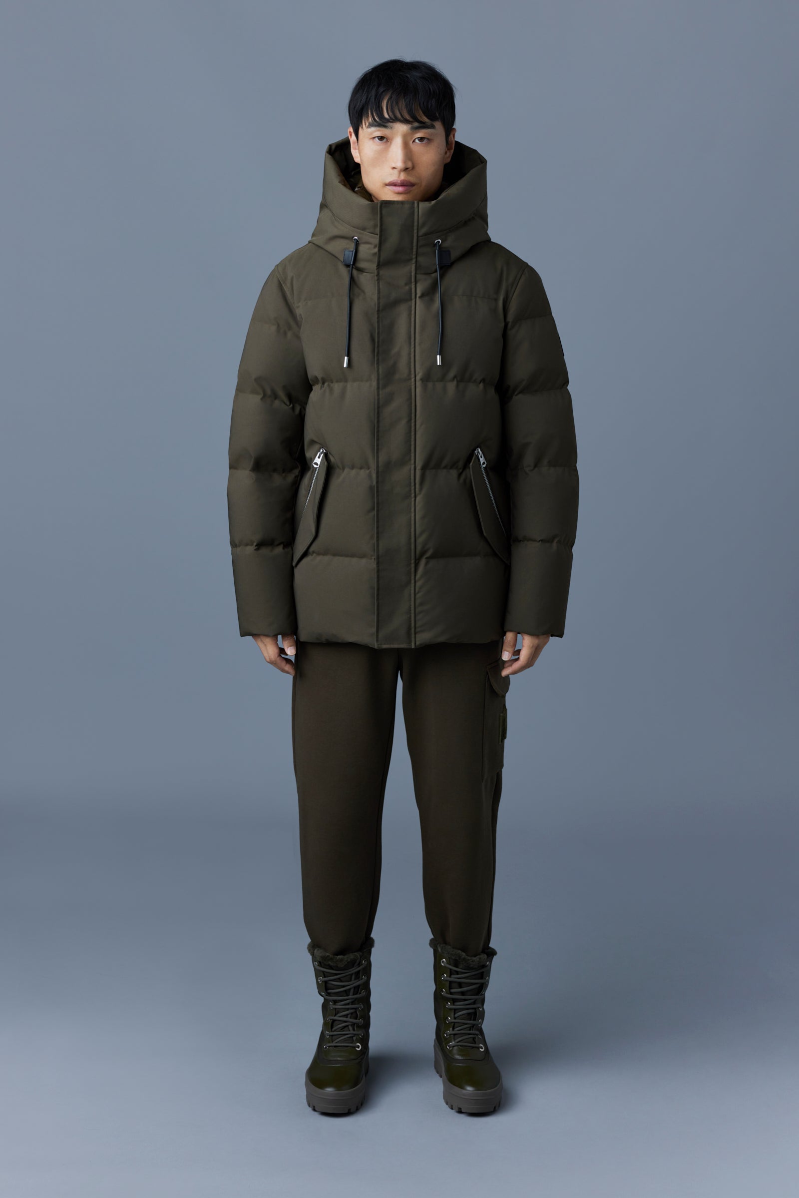 GRAYDON 2-in-1 lustrous light down jacket
