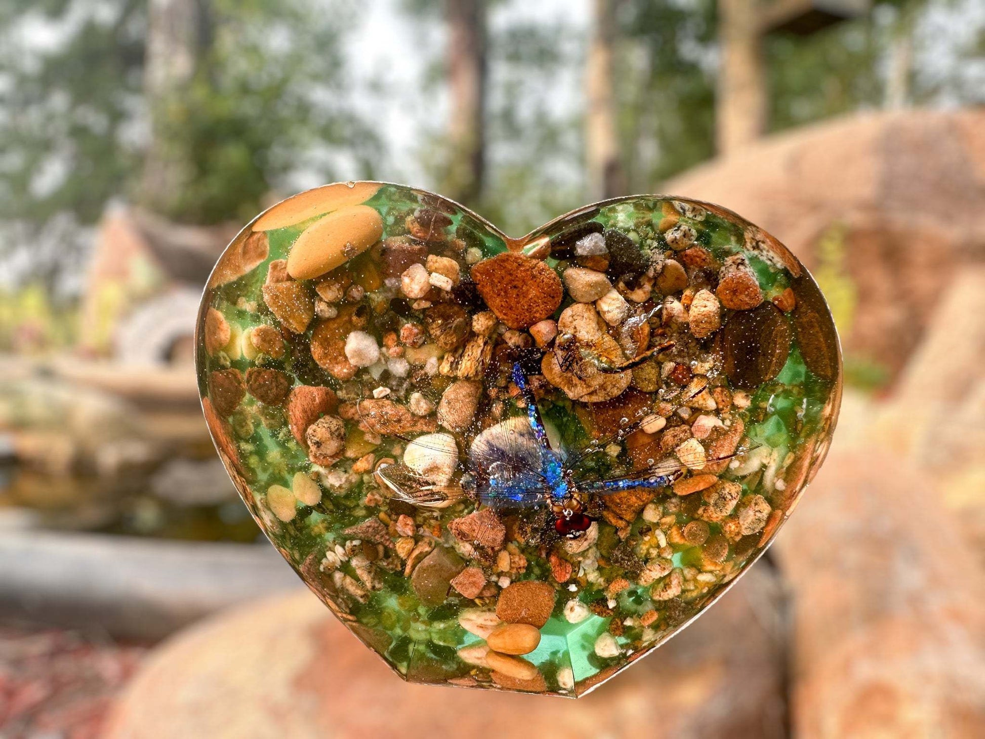 Cœur de libellule – Décoration d'intérieur faite main inspirée de la nature