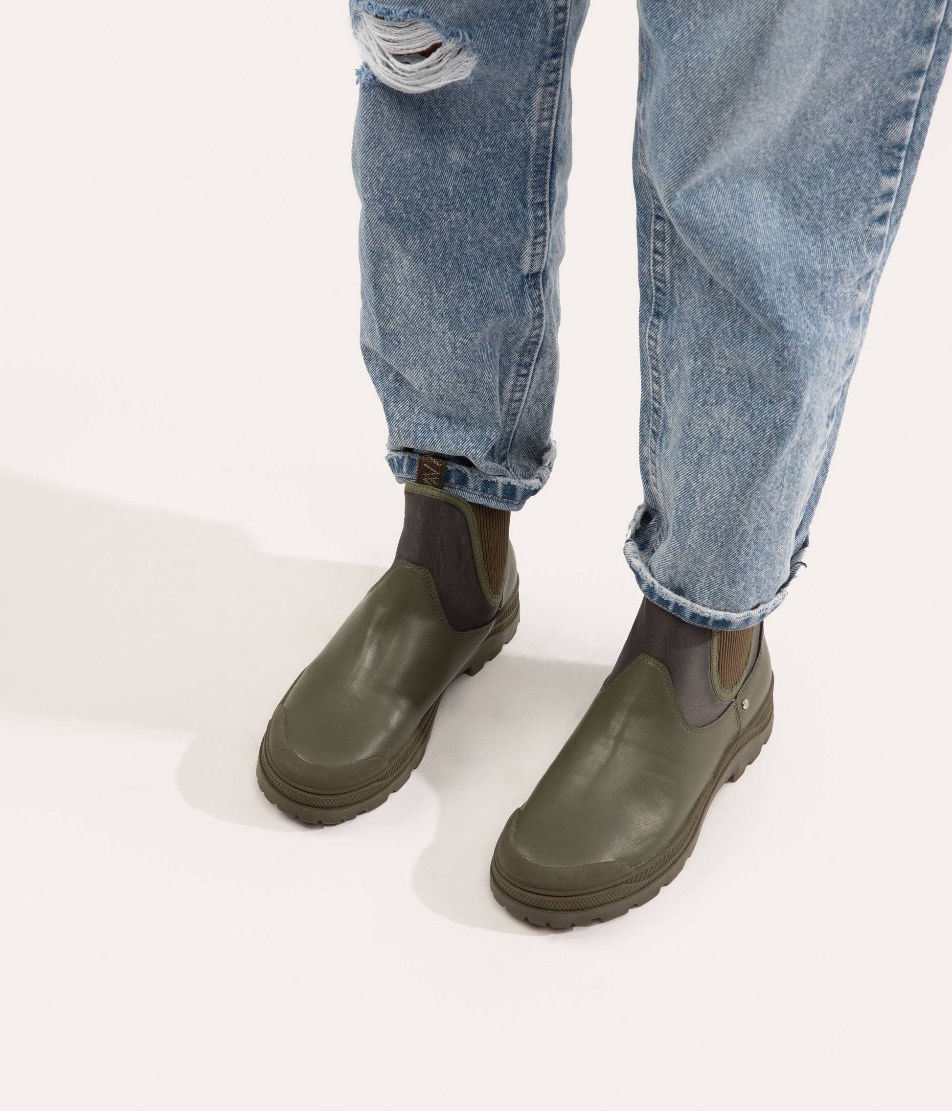 Bottes à enfiler végétaliennes SIVA pour femmes