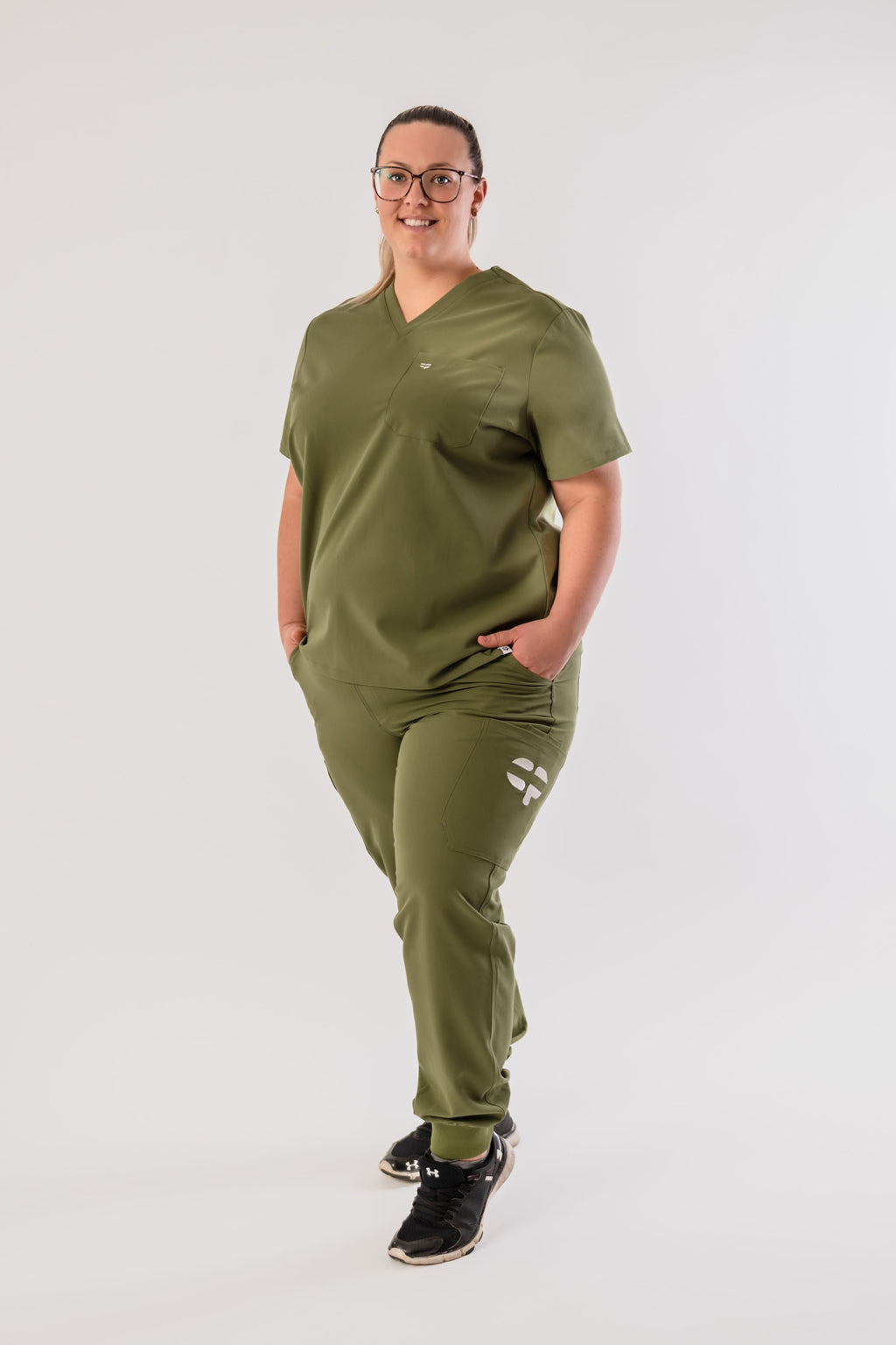 Eva - Uniform Top with One Pocket