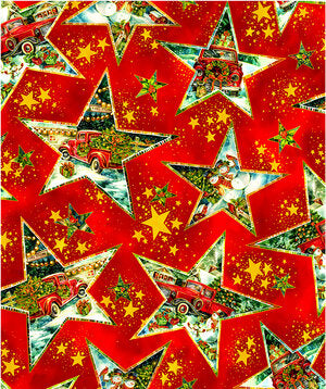 Étoiles de Noël par Oasis Fabrics - 59-4301