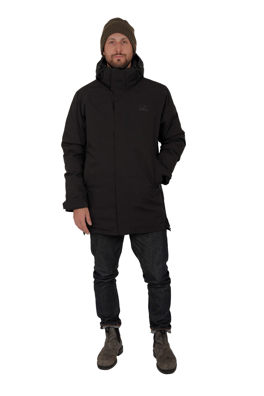 Parka imperméable en duvet Crow's