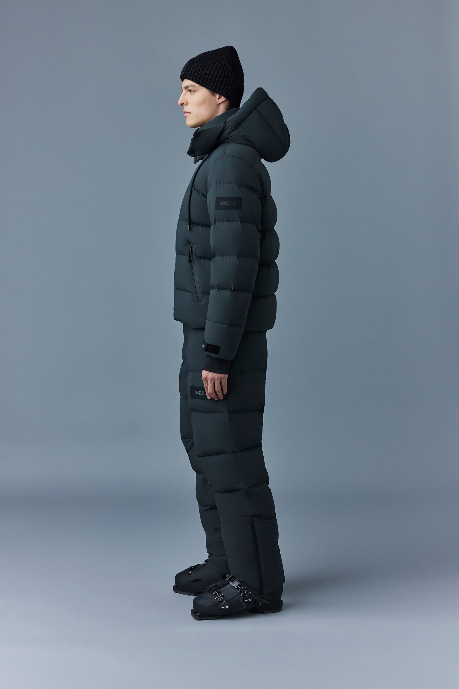 SAMUEL-SKI Medium down jacket with hood